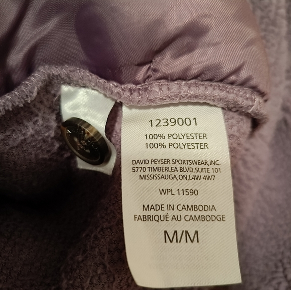 M💜Weatherproof Shacket Plush Teddy Jacket - Deep Purple - Picture 9 of 9